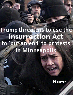 President Donald Trump threatened to send the military into Minneapolis over widespread demonstrations after federal agents shot and wounded a man, and in the aftermath of the fatal shooting of a protester by an ICE agent. ''If the corrupt politicians of Minnesota don't obey the law and stop the professional agitators and insurrectionists from attacking the Patriots of ICE, who are only trying to do their job, I will institute the INSURRECTION ACT, which many Presidents have done before me.''